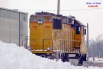 A local GP60 in the fresh snowfall